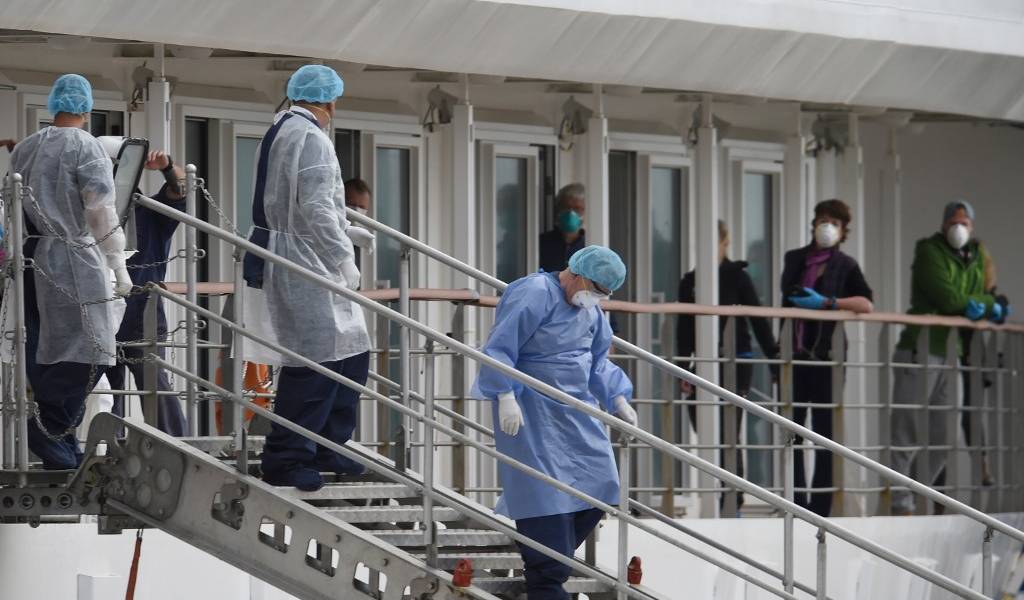 Fallece tripulante filipino del crucero contaminado con COVID-19 en Uruguay
