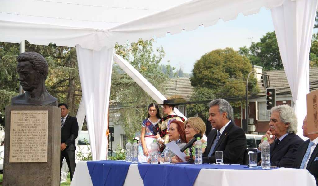 Moreno ya está en Chile para cambio de mando presidencial