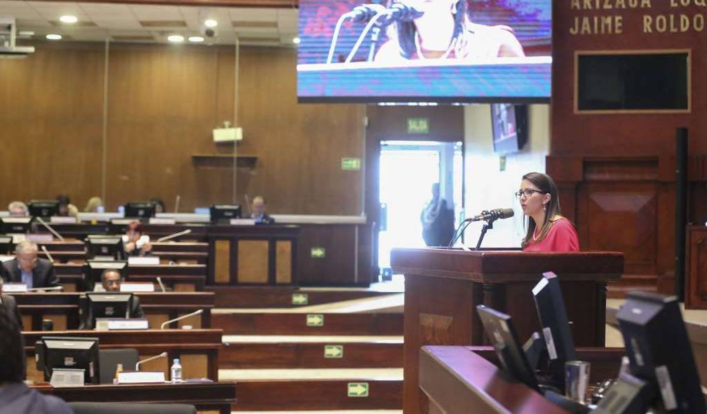 Pleno de Asamblea no censura a exministra Espinosa