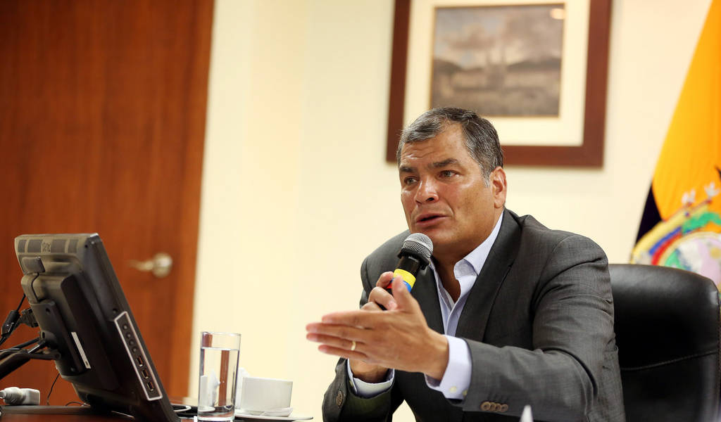 Expresidente Correa asegura que actual Gobierno conocía cifras de la deuda