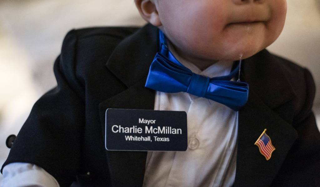 Bebé de 7 meses es reconocido como un &quot;alcalde&quot; de Texas para campaña antiaborto