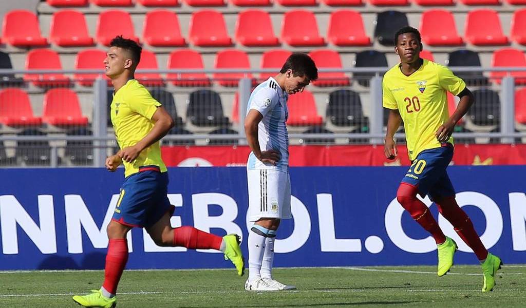Ecuador derrota a Argentina en el Sudamericano Sub-20