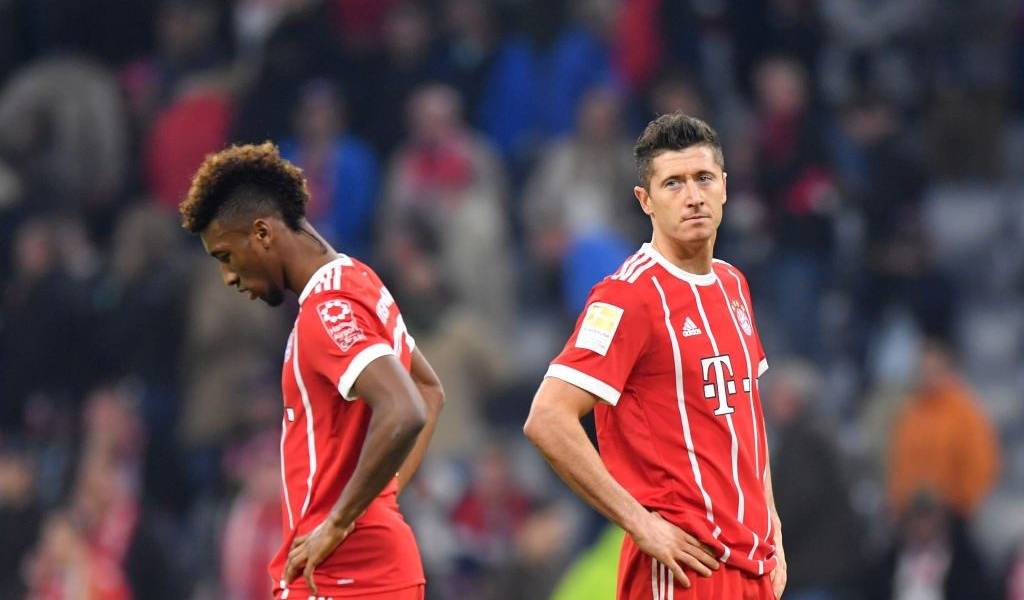 Lewandowski y Coman se pelearon en la práctica del Bayern