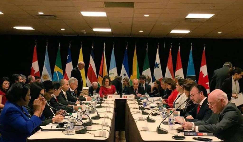 Grupo de Lima se reunirá por Venezuela en Canadá