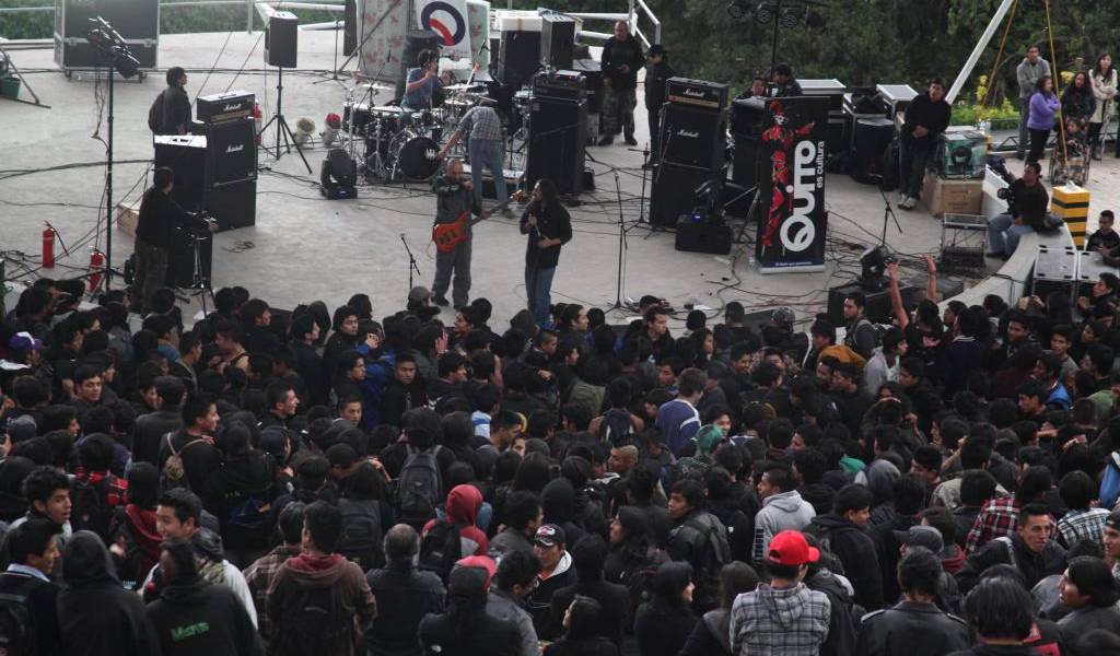 La Concha Acústica de la Villaflora fue entregada al movimiento rockero