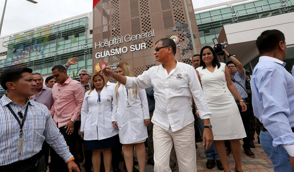 Presidente Correa inauguró Hospital del Guasmo Sur en Guayaquil