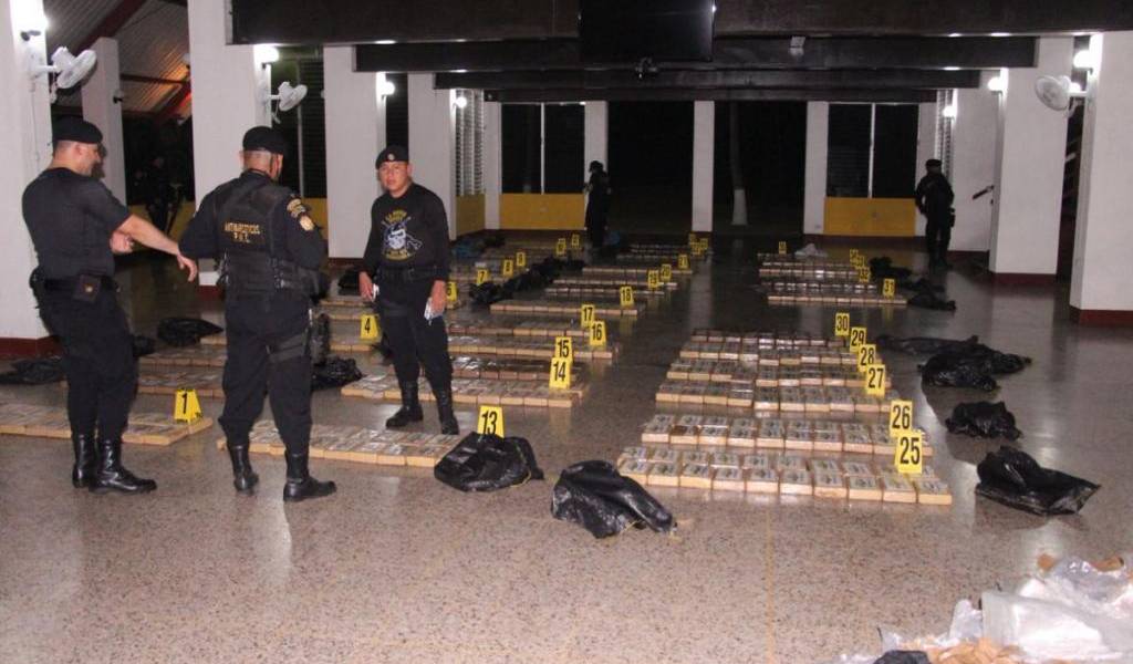 Dos ecuatorianos arrestados en Guatemala con 683 kilos de cocaína