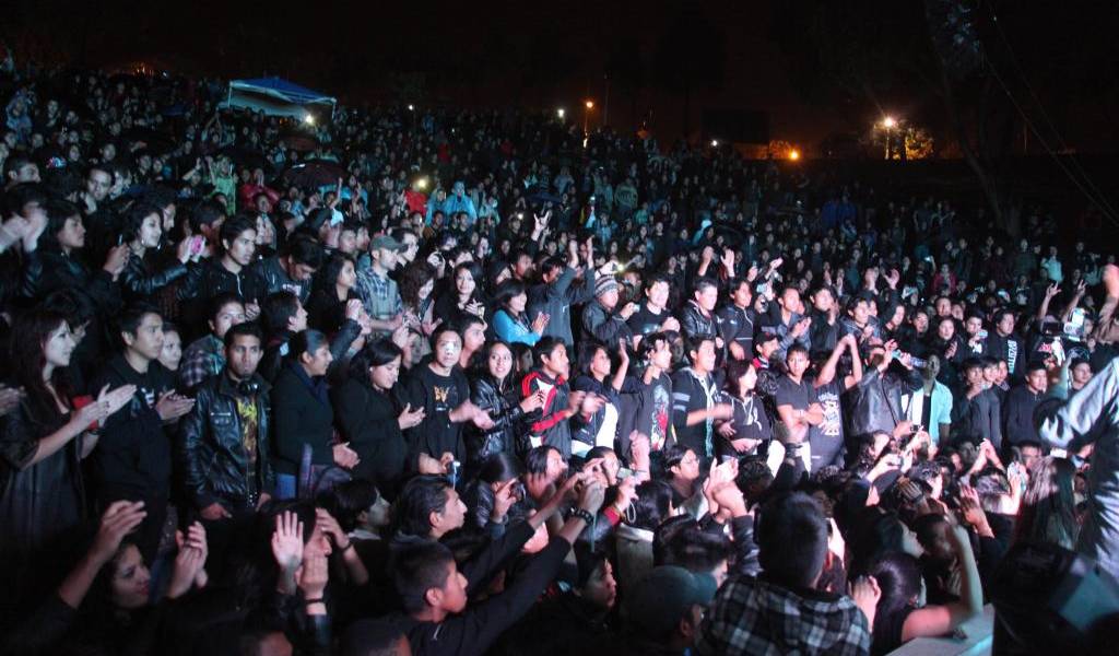 La Concha Acústica de la Villaflora fue entregada al movimiento rockero