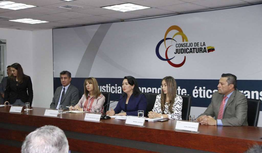 Reunión de Judicatura y veeduría por evaluación