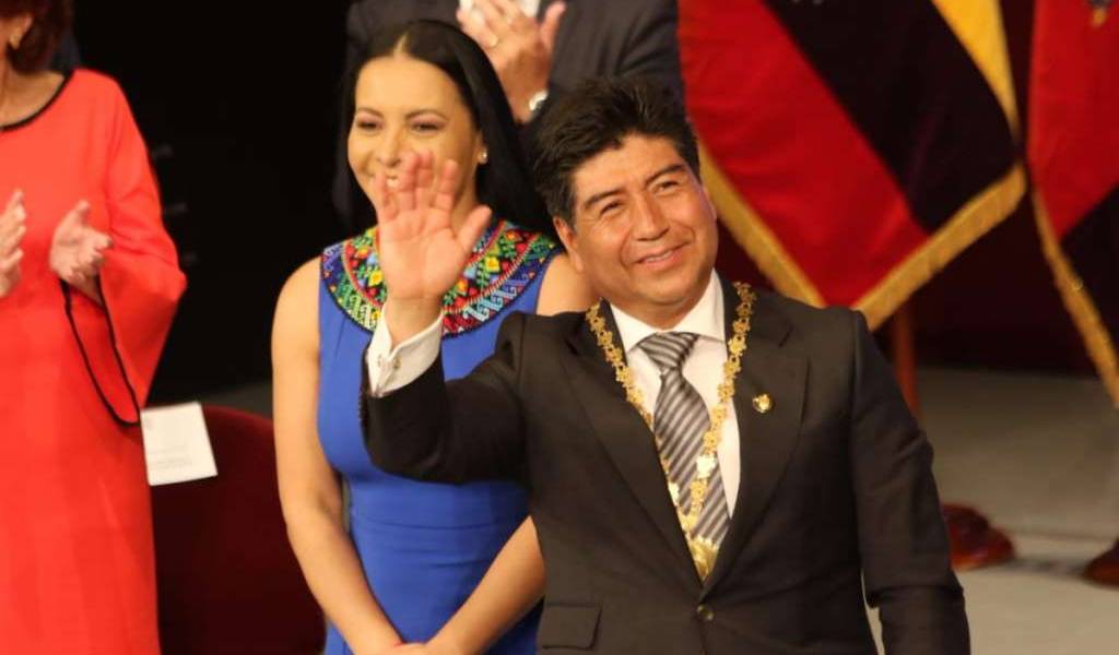 Yunda asume sus funciones como alcalde de Quito