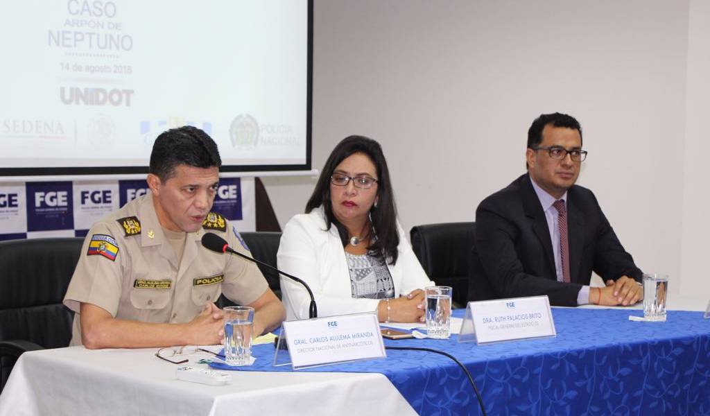 8 detenidos en Ecuador por operativo internacional