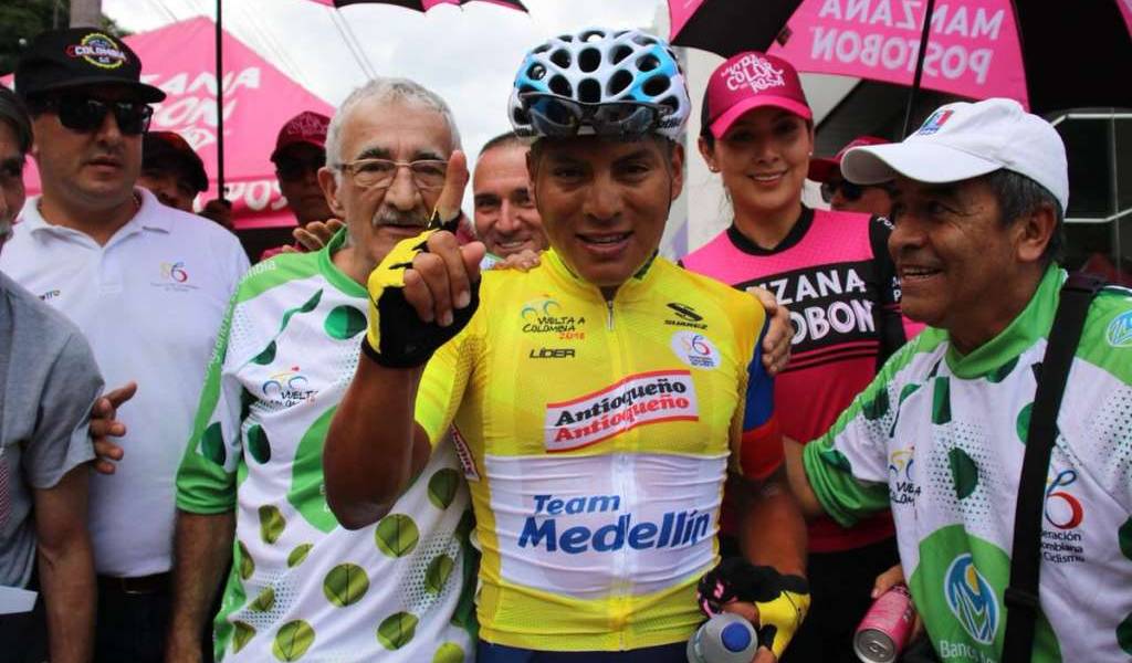 Ciclista ecuatoriano gana la Vuelta a Colombia