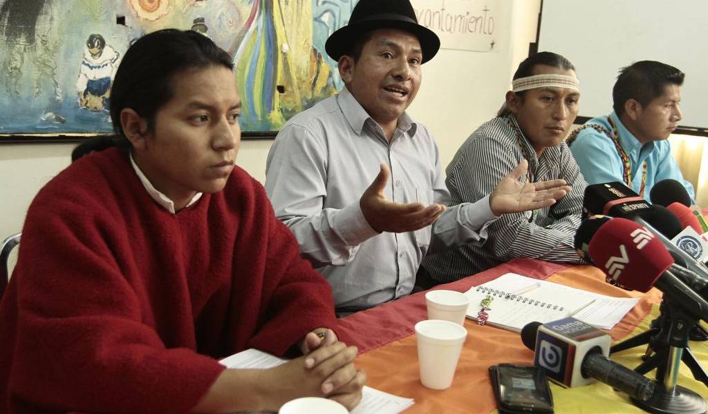 Conaie anuncia plantón en la Asamblea Nacional contra Ley de tierras