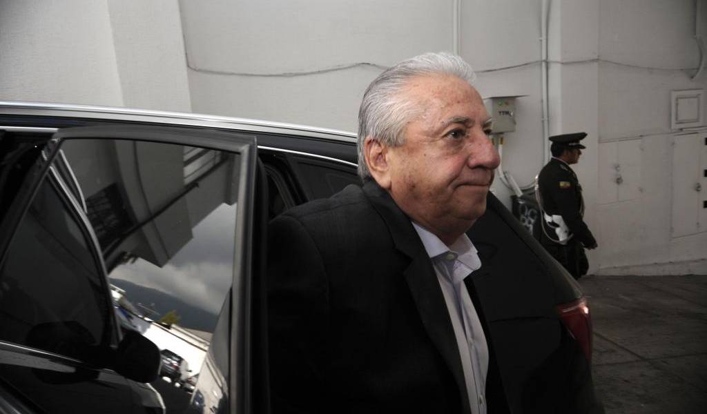 Luis Chiriboga Acosta sale de prisión