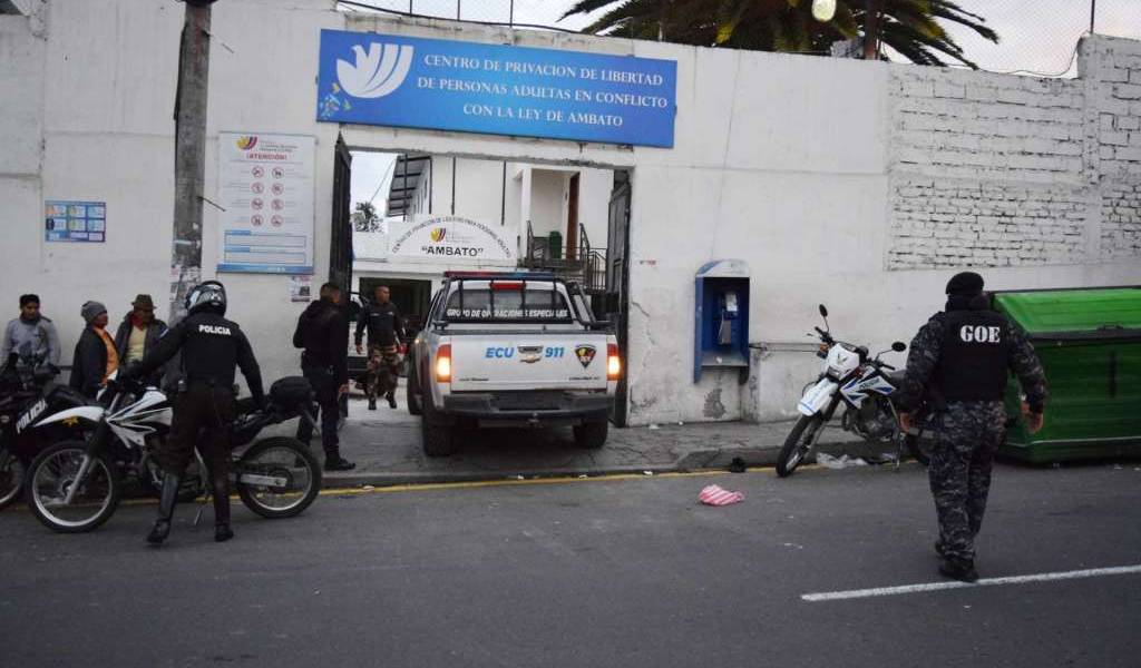 Capaya fue trasladado a la cárcel de Ambato