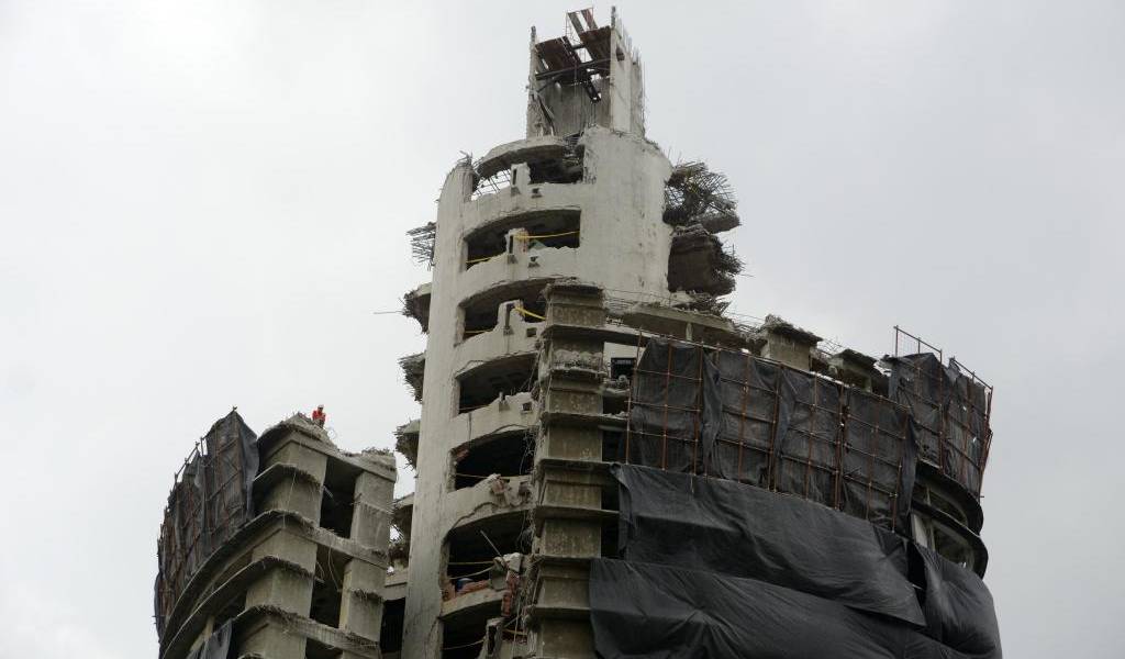 Solo quedan 10 pisos por demoler del edificio del Magap