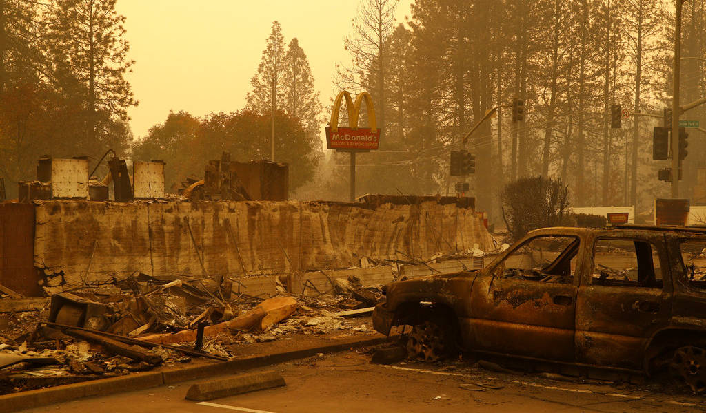 El incendio más mortal de California deja 42 fallecidos