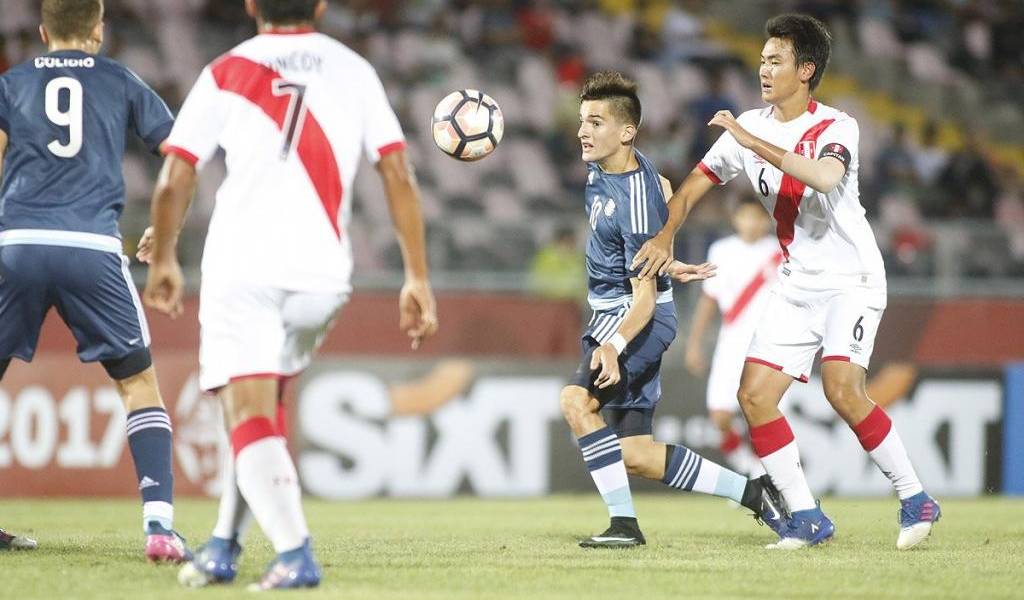 Argentina vence a Perú y revive en Sudamericano sub 17