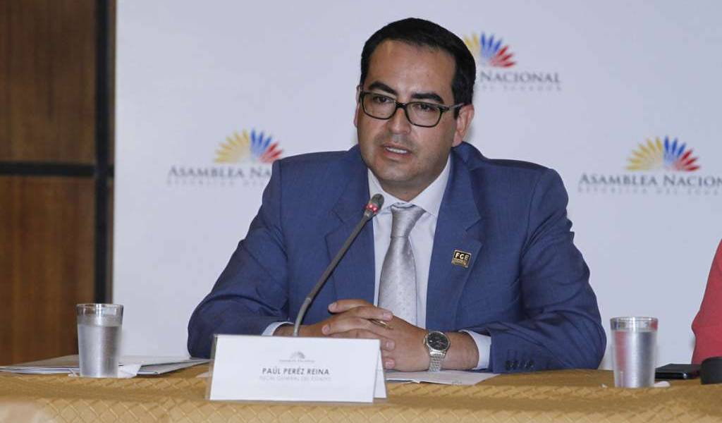 Paúl Pérez renuncia como fiscal general encargado