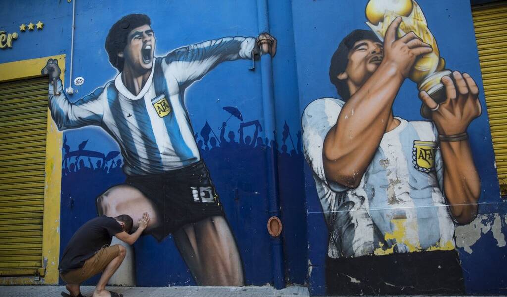 Proponen billete con rostro y gol de Maradona a los ingleses