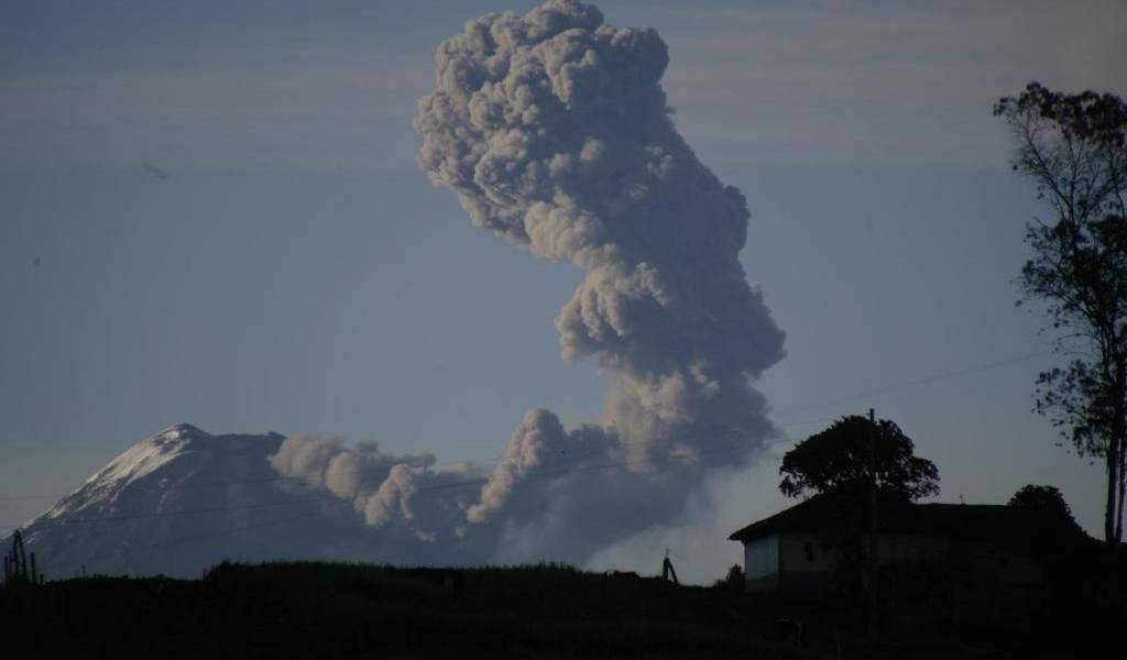 Actividad del Tungurahua no tuvo relación con temblor de 3.5 grados