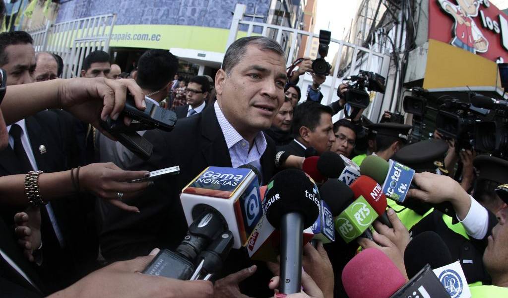Correa: “Nunca lo he visto tan descompuesto a Nebot”