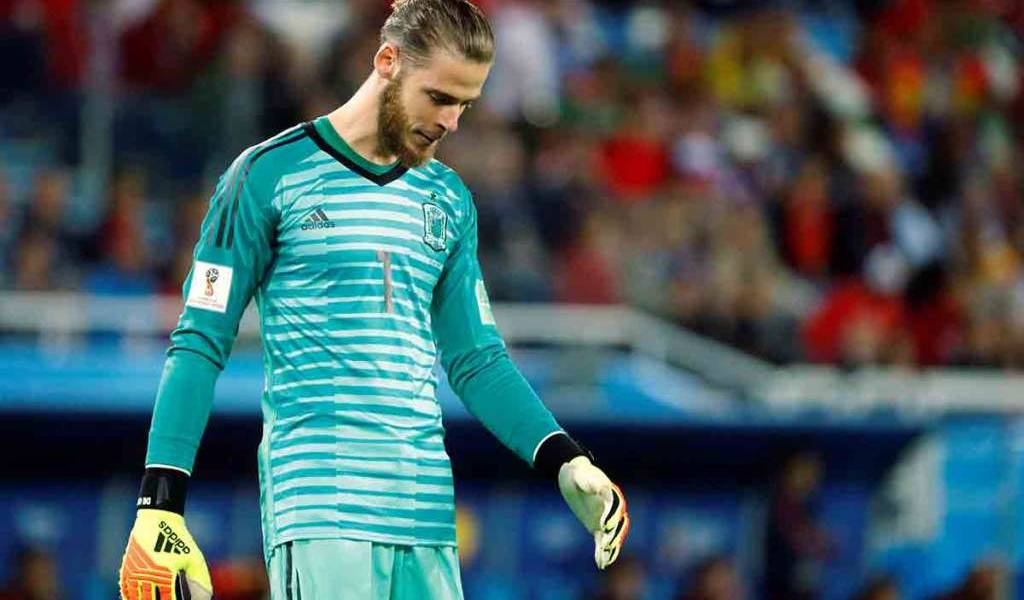 De Gea sale lesionado en pleno juego con España