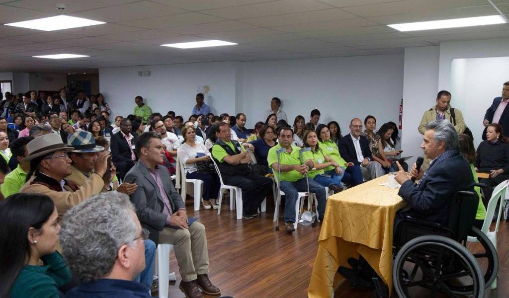 Lenín Moreno pide a candidatos oficialistas no dejarse llevar por triunfalismos