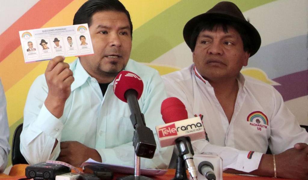 Santi: La única autoridad para suspender elecciones de Pachakutik es el CNE