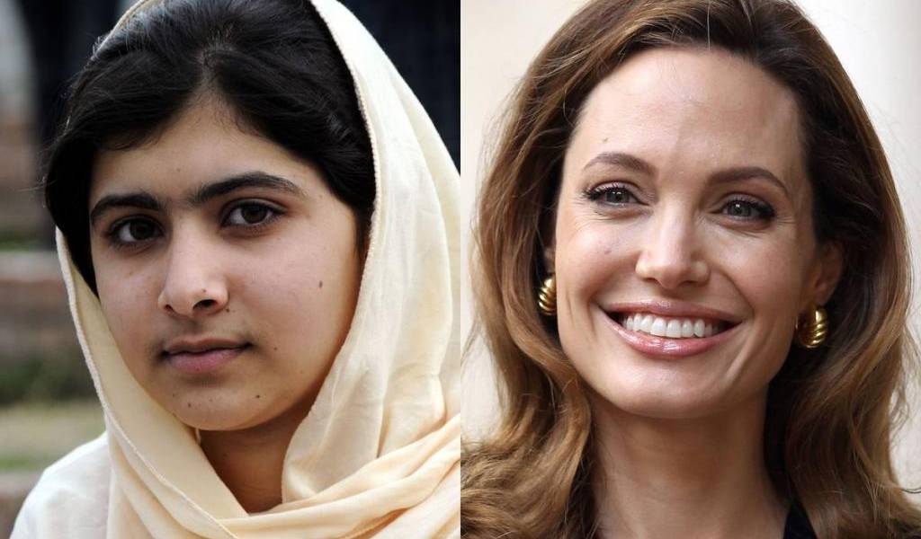 Angelina Jolie apoya fundación de Malala