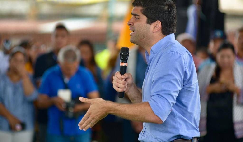 Vicepresidente responde a amenaza de dirigente Leonidas Iza