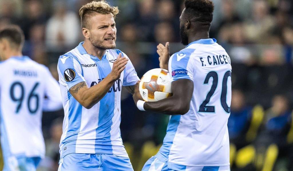 Victoria y asistencia de Caicedo con la Lazio