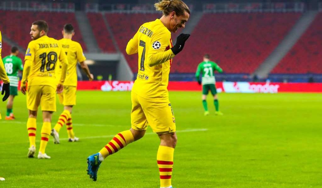 Barcelona sin Messi golea al Ferencváros