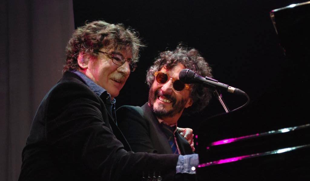 Charly García y Fito Páez graban homenaje a Gustavo Cerati