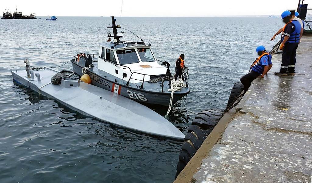 Narcosubmarino capturado en Perú fue cargado en Ecuador