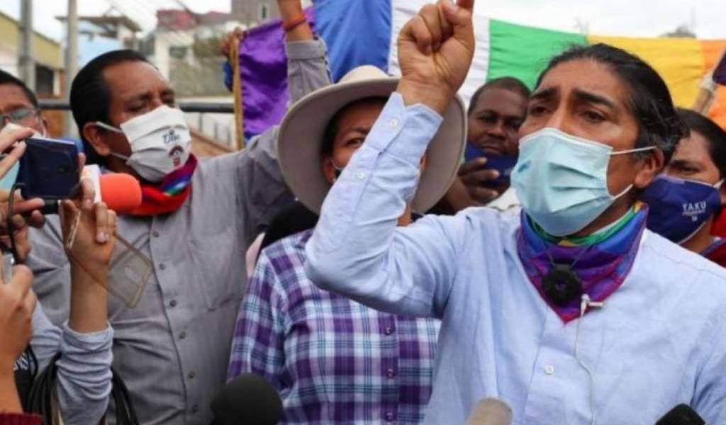 Yaku Pérez asegura que hay más de 16.000 actas con inconsistencias en Ecuador