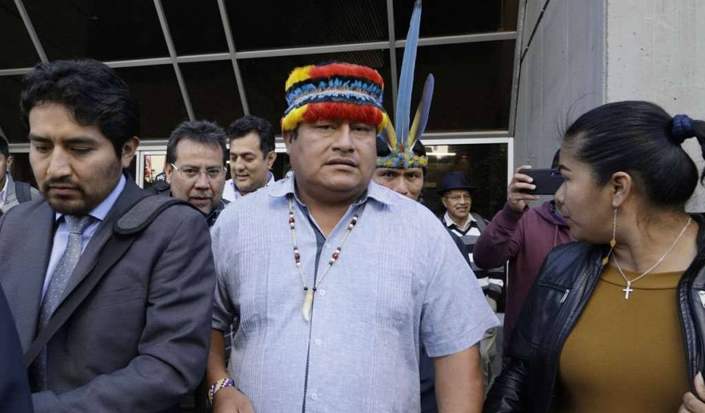 Organizaciones indígenas cuestionan a titular de Conaie tras proclamarse &quot;segundo presidente de Ecuador&quot;