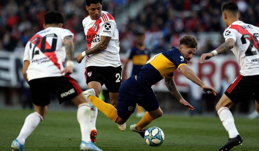 River Plate y Boca Juniors empatan en el superclásico