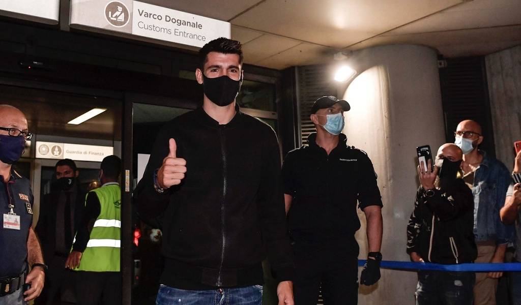 Morata ya está en Turín para firmar por la Juventus