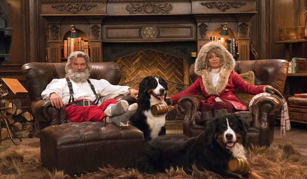 Kurt Russell y Goldie Hawn salvan la Navidad