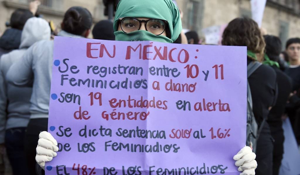 Mujeres protestan en México por el asesinato de una niña de 7 años