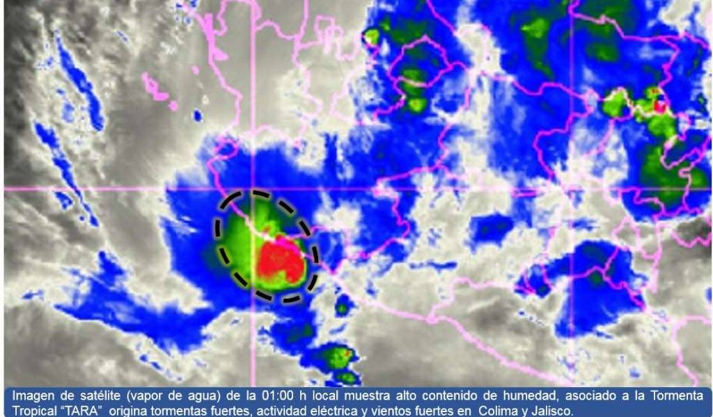 Lluvias torrenciales en México por tormenta tropical Tara