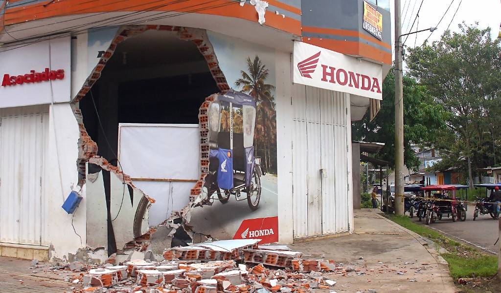 Sismo en selva de Perú deja un muerto y 26 heridos