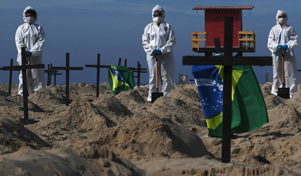 Brasil ya es el segundo país con más muertos por coronavirus