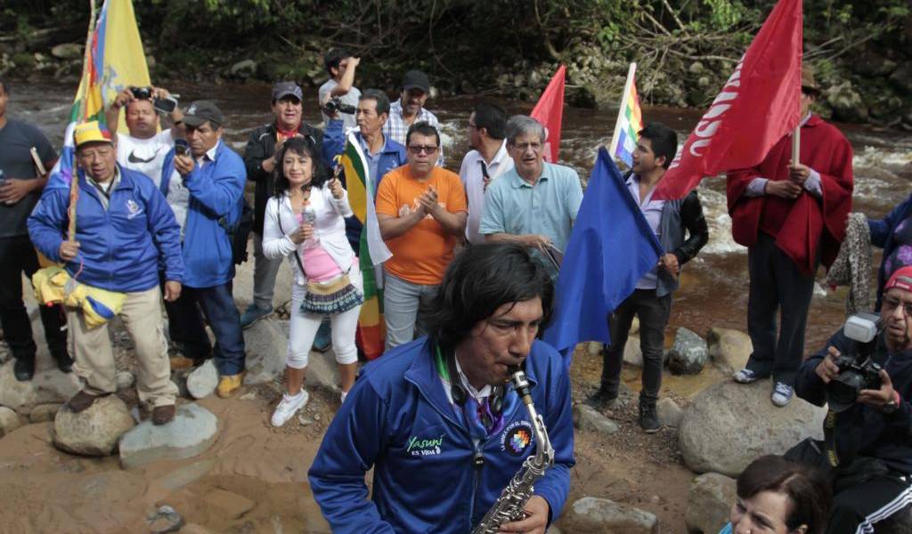 Caminata indígena inicia su segundo día de recorrido hacia Loja