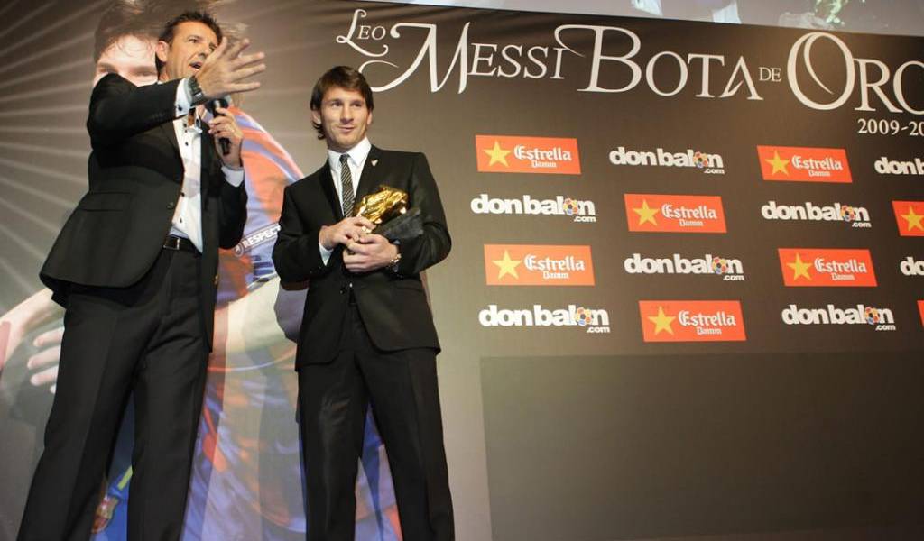 Leo Messi recibirá su tercera 'Bota de Oro', de récord