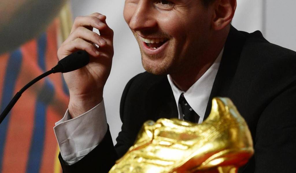 Leo Messi recibirá su tercera &#039;Bota de Oro&#039;, de récord