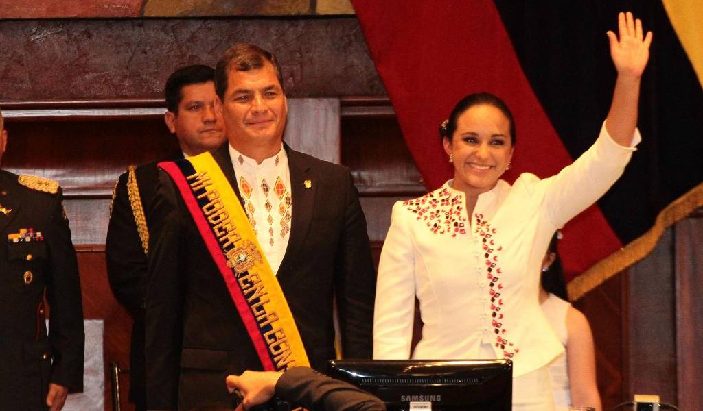 Rafael Correa y Jorge Glas asumen la Presidencia y Vicepresidencia del Ecuador