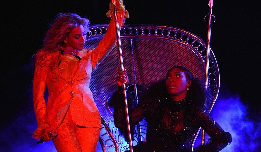 Serena Williams causó furor en el concierto de Beyoncé