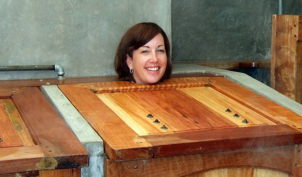 Los baños de cajón en Tungurahua